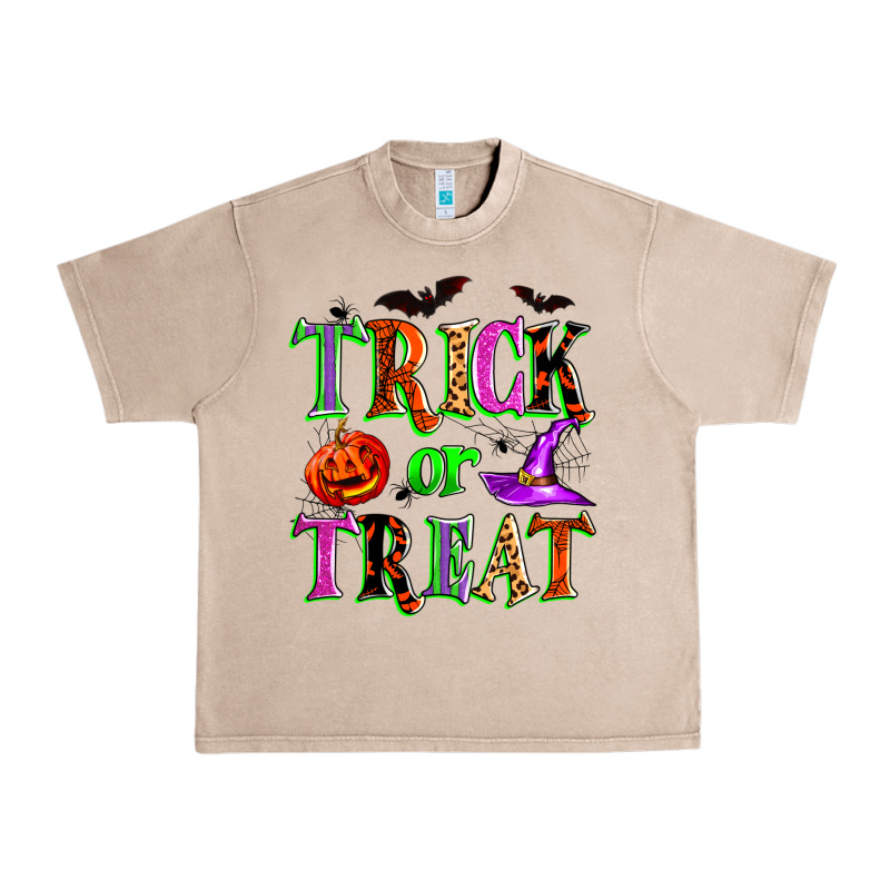Trick Or Treat Urban Heavy Tee by Zillion Design Studio | Teevron