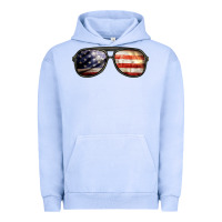 Pigment Grape Ice amerıcan flag glasses Urban Hoodie - BarkalooDesign