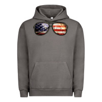 Pigment Tornado amerıcan flag glasses Urban Hoodie - BarkalooDesign