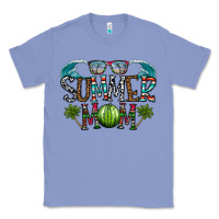 Colony Blue summer mom Classic Tee - CowhideDigitalArt