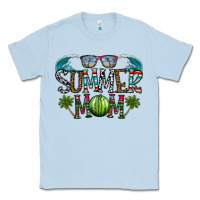 Dusty Blue summer mom Classic Tee - CowhideDigitalArt