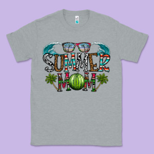 Summer Mom Classic Tee Designed By Cowhidedigitalart