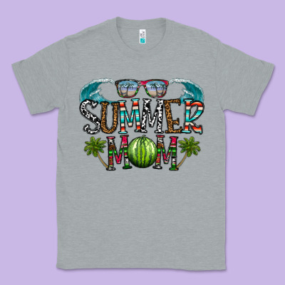 Summer Mom Classic Tee Designed By Cowhidedigitalart