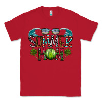 Red summer mom Classic Tee - CowhideDigitalArt