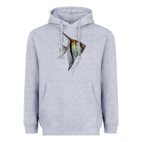 Heather Grey Angelfish Heavyweight Hoodie - LillyAllenDesigns