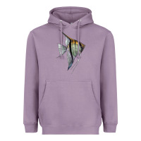 Lavender Angelfish Heavyweight Hoodie - LillyAllenDesigns