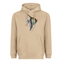 Mushroom Angelfish Heavyweight Hoodie - LillyAllenDesigns