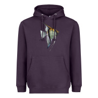 Plum Angelfish Heavyweight Hoodie - LillyAllenDesigns