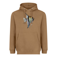 Toasted Coconut Angelfish Heavyweight Hoodie - LillyAllenDesigns