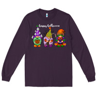 Plum happy halloween gnomes white Long Sleeve Tee - RacoonDesign