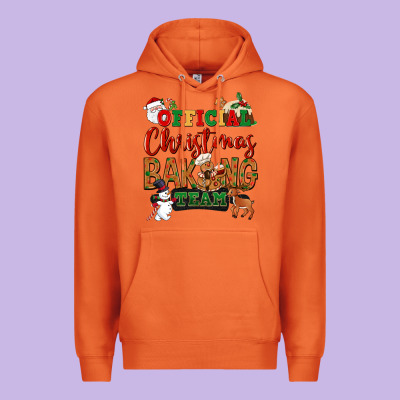 Official Christmas Baking Team Premium Hoodie Designed By Nancycooperartshop