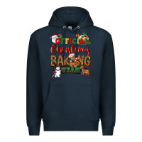 Navy Official Christmas baking team Premium Hoodie - NancyCooperArtShop