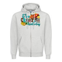 Dove Grey its a crawfish kinda day Zipper Hoodie - AdoDesignShop
