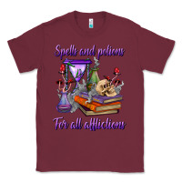 Burgundy spells and potions for all afflictions Classic Tee - BundleAndBundleShop