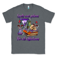 Charcoal Heather spells and potions for all afflictions Classic Tee - BundleAndBundleShop