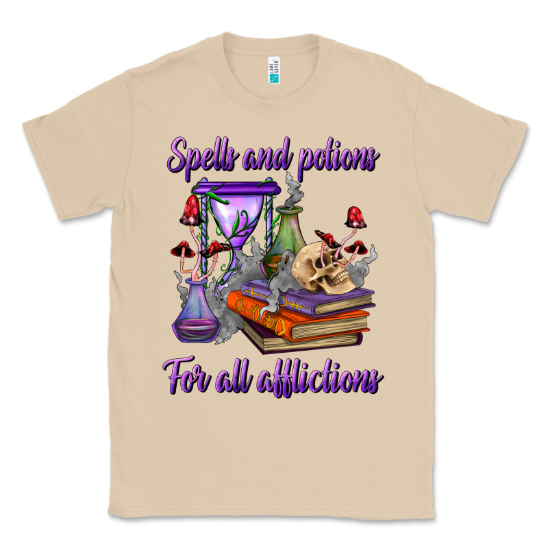 Spells And Potions For All Afflictions Classic Tee by BundleAndBundleShop | Teevron