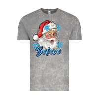 Cloud Rock santa blue believe Vintage Tee - RanaPortraitStore