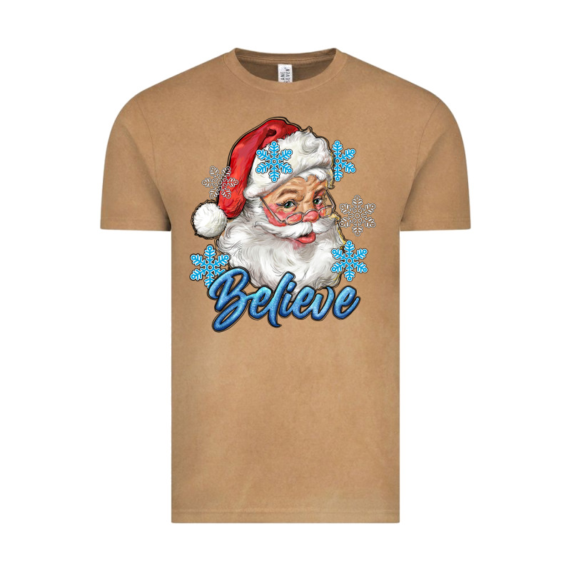 Santa Blue Believe Vintage Tee by RanaPortraitStore | Teevron