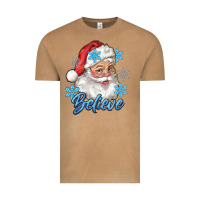 Vintage Camel santa blue believe Vintage Tee - RanaPortraitStore