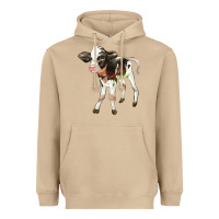 Mushroom Holstein Calf Heavyweight Hoodie - LillyAllenDesigns