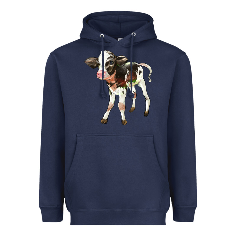 Holstein Calf Heavyweight Hoodie by LillyAllenDesigns | Teevron