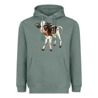 Sage Holstein Calf Heavyweight Hoodie - LillyAllenDesigns