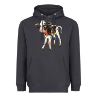 Smoke Holstein Calf Heavyweight Hoodie - LillyAllenDesigns