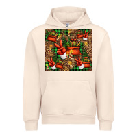 Sandshell Christmas Santa Claus peace hand Urban Hoodie - Jasminsmagicworld