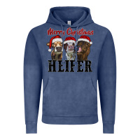 Vintage Denim Merry Christmas Heifers Vintage Hoodie - RanaPortraitStore