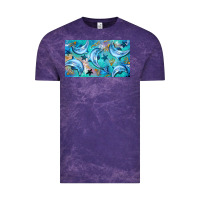 Cloud Purple dolphin  mug Vintage Tee - BarkalooDesign