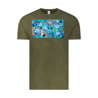 Vintage Olive dolphin  mug Vintage Tee - BarkalooDesign