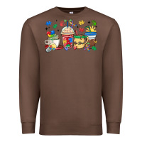 Chestnut autism awareness day coffee cups Premium Sweatshirt - MaliasSmallBusiness