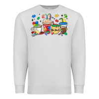 Dove Grey autism awareness day coffee cups Premium Sweatshirt - MaliasSmallBusiness