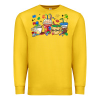 Lemon autism awareness day coffee cups Premium Sweatshirt - MaliasSmallBusiness