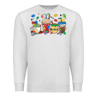 Oatmeal Heather autism awareness day coffee cups Premium Sweatshirt - MaliasSmallBusiness