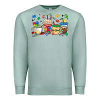 Seafoam autism awareness day coffee cups Premium Sweatshirt - MaliasSmallBusiness