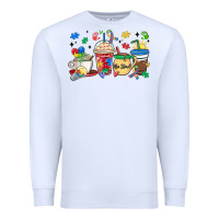 White autism awareness day coffee cups Premium Sweatshirt - MaliasSmallBusiness
