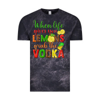 Cloud Black when life gives you lemons grab the vodka Vintage Tee - texasbilliewilder