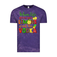 Cloud Purple when life gives you lemons grab the vodka Vintage Tee - texasbilliewilder