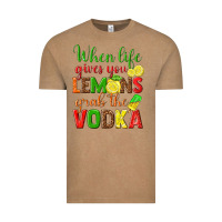 Vintage Coffee when life gives you lemons grab the vodka Vintage Tee - texasbilliewilder