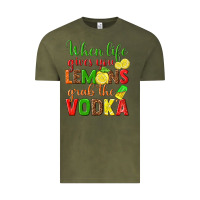 When Life Gives You Lemons Grab The Vodka Vintage Tee | Teevron