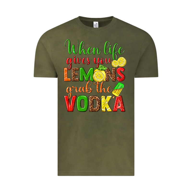 When Life Gives You Lemons Grab The Vodka Vintage Tee by texasbilliewilder | Teevron