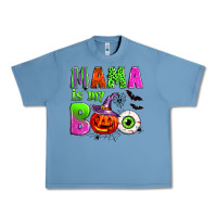 Pebble Blue mama is my boo Urban Heavy Tee - Zillion Design Studio