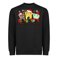 Black merry christmas tooth Heavyweight Sweatshirt - Zillion Design Studio