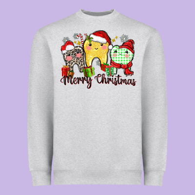 Heavyweight Sweatshirt merry christmas tooth
