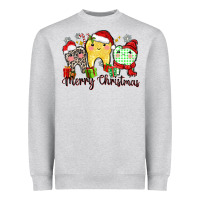 Heather Grey merry christmas tooth Heavyweight Sweatshirt - Zillion Design Studio