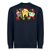 Navy merry christmas tooth Heavyweight Sweatshirt - Zillion Design Studio