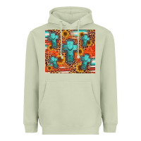 Matcha turquoise cross pattern Heavyweight Hoodie - Jasminsmagicworld