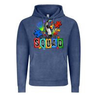 Vintage Denim soccer support squad autism Vintage Hoodie - Zillion Design Studio