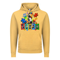 Vintage Mustard soccer support squad autism Vintage Hoodie - Zillion Design Studio